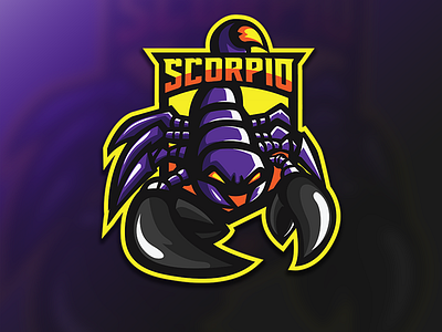 Scorpio Mascot Sport Logo