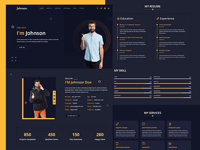 Johnson Personal Portfolio Template