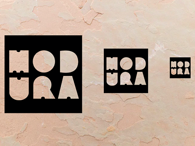 Modura logo branding design graphic design illustration illustrator logo minimal ui web