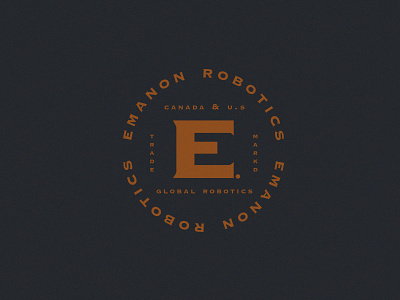 Emanon Robotics brand brand identity brand identity logo brand logo branding design graphic design illustration logo logo design robotics branding robotics logo tech logo typography vector