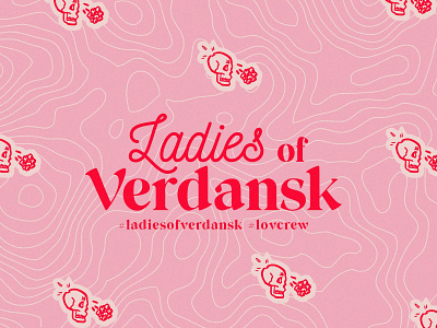 Ladies of Verdansk brand brand identity brand identity logo brand logo branding call of duty cod design gaming gaming logo graphic design illustration instagram instagram content logo logo design typography vector verdansk xbox