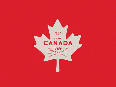 Team Canada brand identity branding canada design graphic design illustration logo logo design olympics team canada typography winter olympics