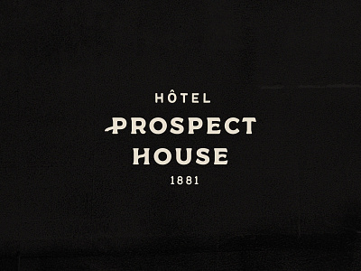 The Prospect House boutique hotel brand identity branding design graphic design hotel brand hotel branding hotel logo illustration logo logo design muskoka muskoka logo typography vector
