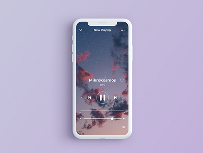 Music Player App army bts design ios minimal mobile app mobiledesign music app music player music player app music player ui ui uidesign userinterfacedesign uxdesign