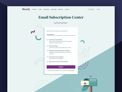 Email Subscription Center