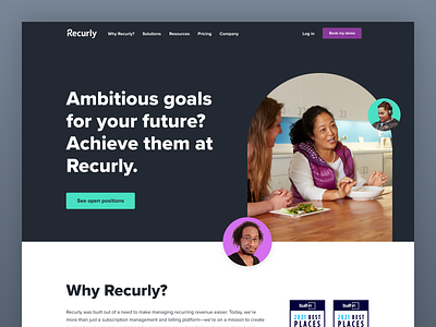 Recurly's New Careers Page application careers company culture employees job listing jobs lifestyle office welcome