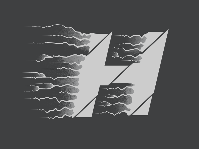 Hack Day Logo Treatment: Speed arrow lightning momentum progress speed the flash