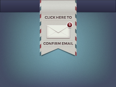 Confirm Email Ribbon