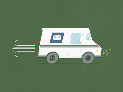 Mail Delivery! bus car deliver email mail mail truck transportation truck