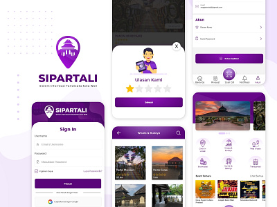 SIPARTALI mobile app design ui