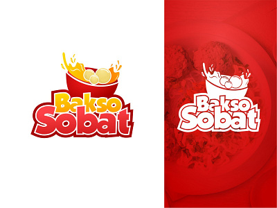 Branding Logo Design Resto Meatball  "Bakso Sobat"