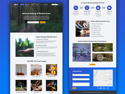 Redesign Landing Page UI grosirbibittanaman.co.id