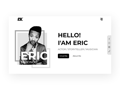 web design for personal eric kabongo