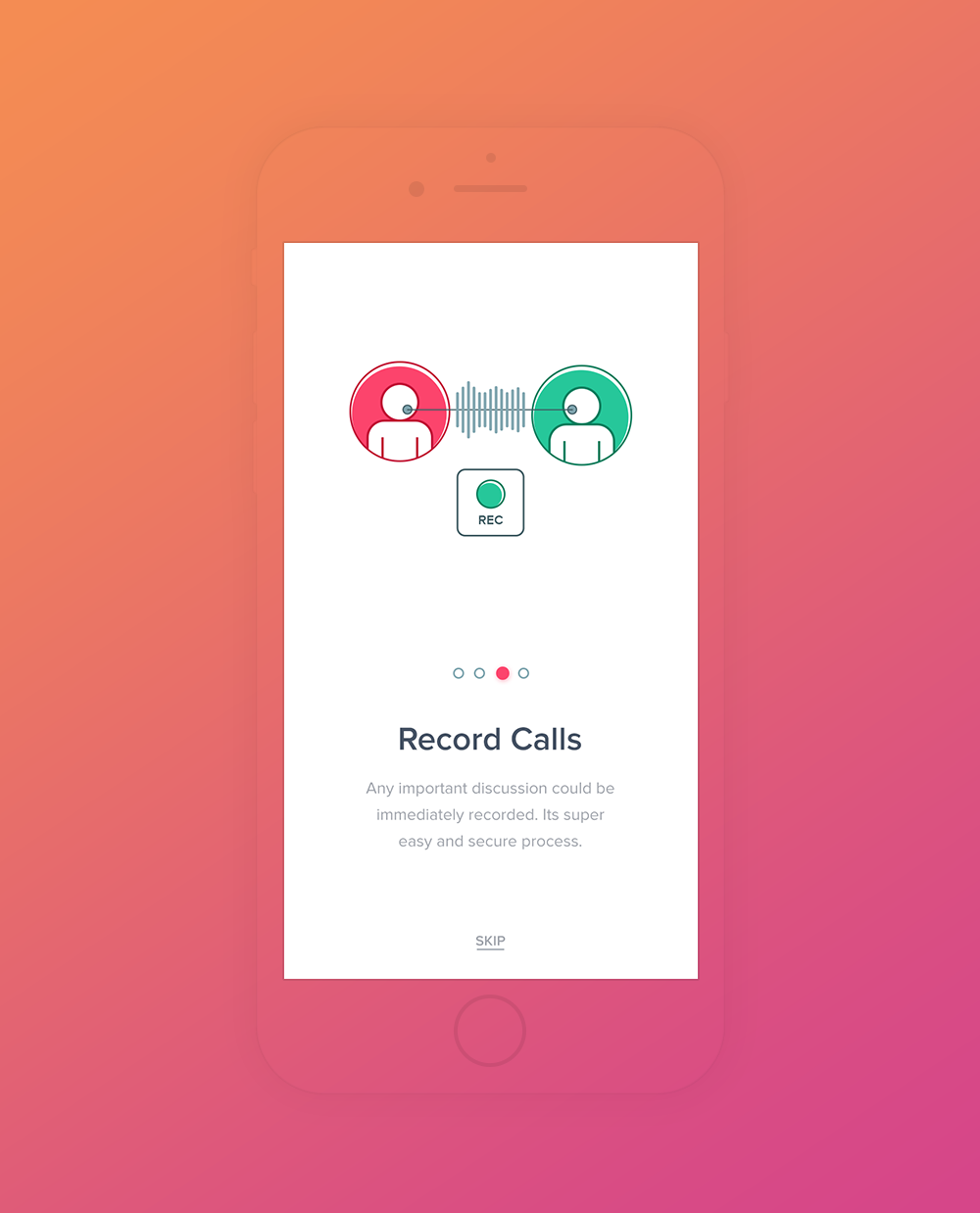 Dribbble - record-calls.png by Naresh Bingi