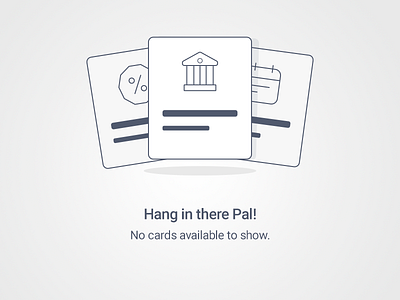 No Cards Illustration android cards illustration ios