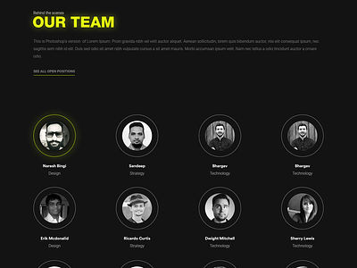 Team Page Design - Fission