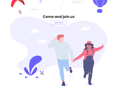 Travel Explore Landing Page