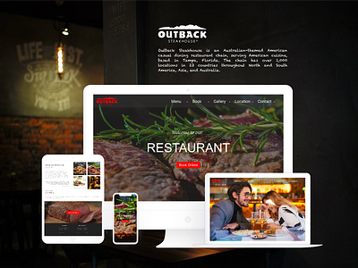 Restaurant Landing Page Design