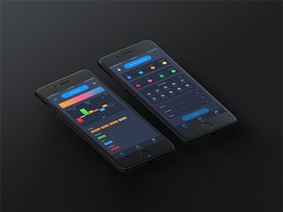 Dark UIUX Design Mockup