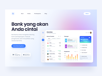 Hero Section for Banking Landing Page