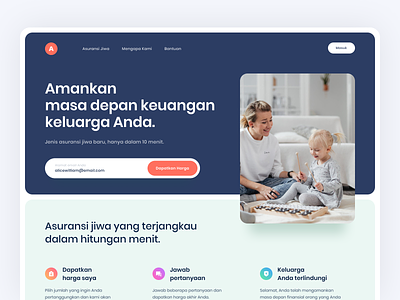 Hero Section for Insurance Landing Page