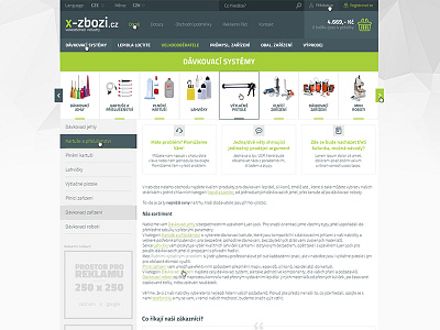 X-Zbozi E-commerce v2 2014 clean ecommerce eshop flat green light metro two v2 version x zbozi