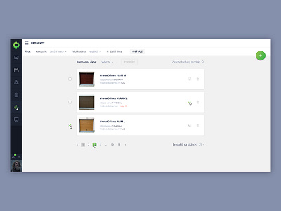 Dashboard inspired by Material Design 1/2