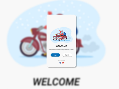 Delivery App Welcome 10ddc app app design dailyui delivery deliveryapp design design challenge ios ios app ios app design onboarding onboarding ui ui uidesign uidesigner uidesignpatterns welcome welcome screen