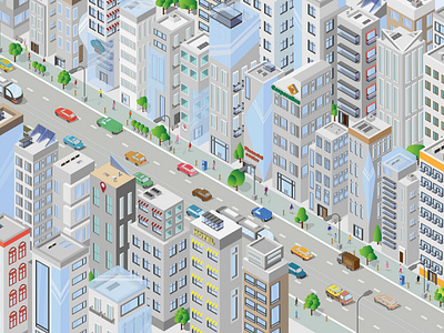 isometric city