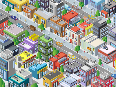 isometric city