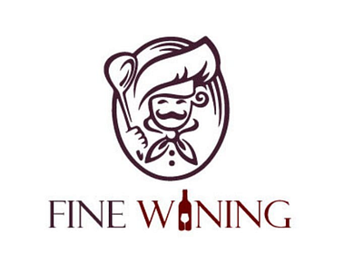 Fi.e wi.ing logo branding design flat icon illustration