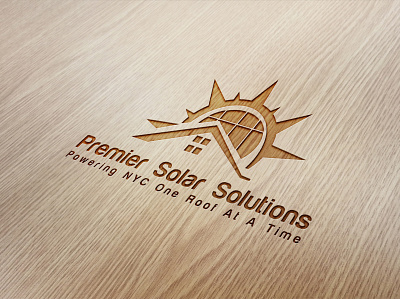 Premier Solar Solutions2 branding corporate design design flat icon illustration logo logo design logotype typography