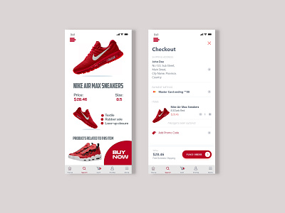 Shoe Selling App app corporate design ecommerce app ui ui ux ux