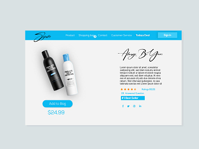 Cosmetic web site