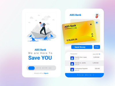 Credit and debit card (bank ) apps branding corporate design design flat ui ux