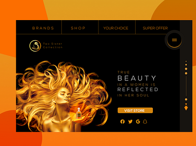 Beauty Product Ecommerce store UI ui ux