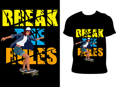 Break the rules tshirt