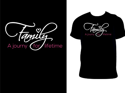 Family Tshirt branding corporate design design flat illustration logo typography ui ux vector