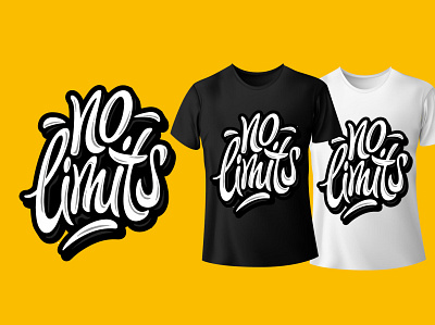 No Limits branding design illustration typography