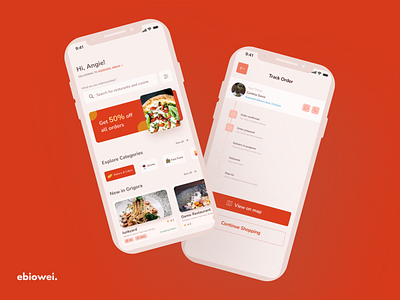 Food Delivery App design product design ui