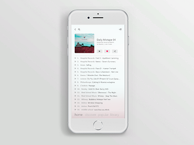 Music App (Playlist Preview)