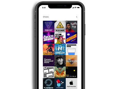 Podcasts App (library) app application mobile podcasts ui