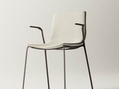 Chair 3d blender chair design fredericia furniture pato
