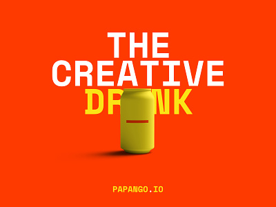 Creative boost pack - papango.io drink energy drink papango poster design story