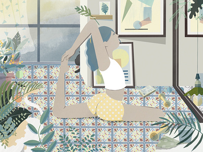 yoga illustration