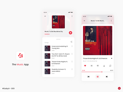 Music Player App - #DailyUI #009 - Design Challenge 009 daily 100 challenge daily ui daily ui 009 daily ui challenge dailyui dailyuichallenge music app music player music player app music player ui music player ux player app ui ui daily 009 ui design uidaily uidaily 009