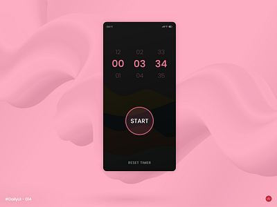 Countdown Timer - #DailyUI #014 - Design Challenge 014 concept countdown countdown timer daily 100 challenge daily ui daily ui 014 daily ui challenge dailyui dailyui014 dailyuichallenge timer timer app ui ui daily 014 ui design uidaily uidaily014 uidesign