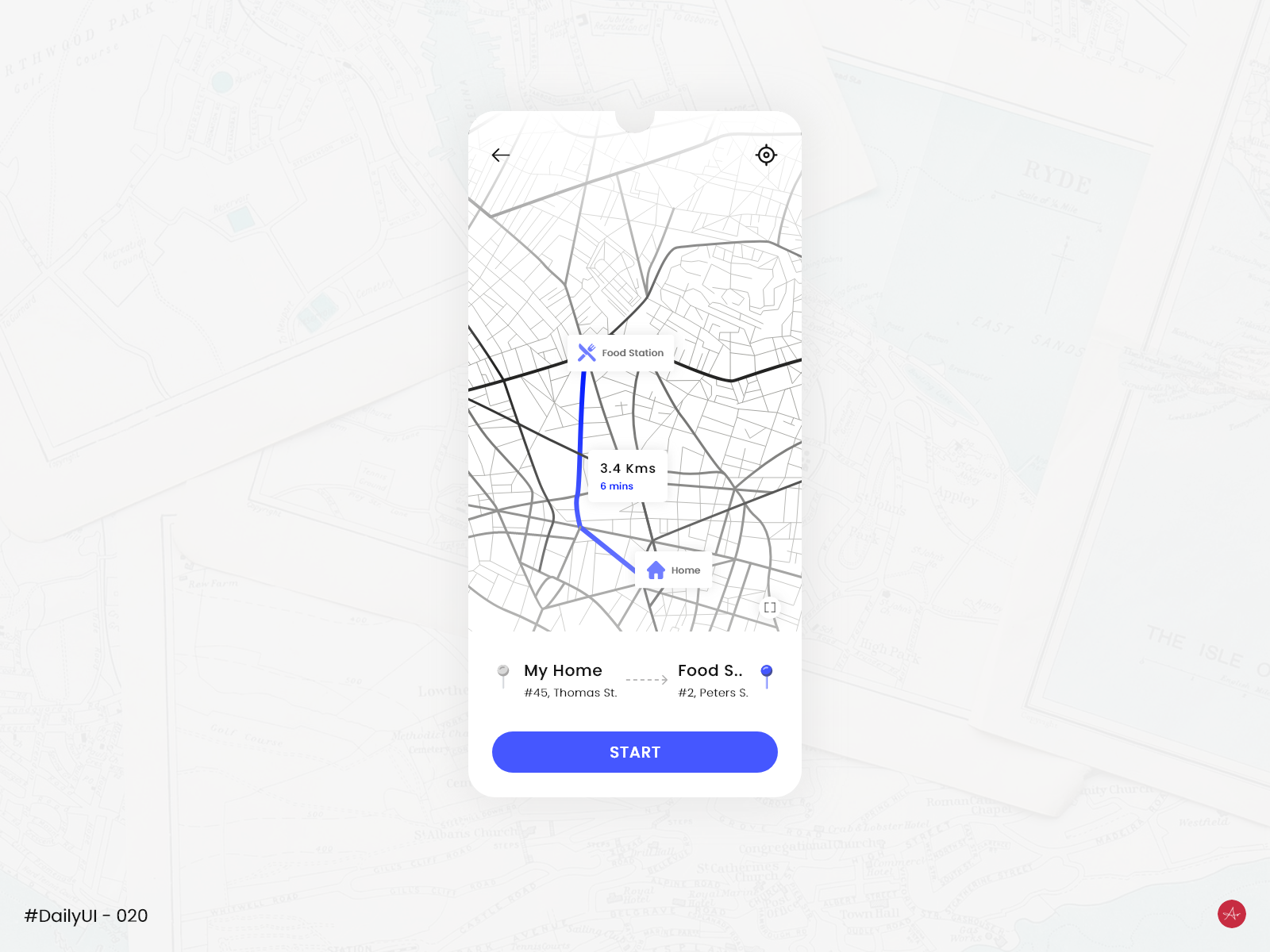 Location Tracker - #DailyUI #020 - Design Challenge by Arravind R on ...