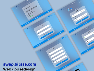 Swapbitssa web app graphic design ui ui design web design