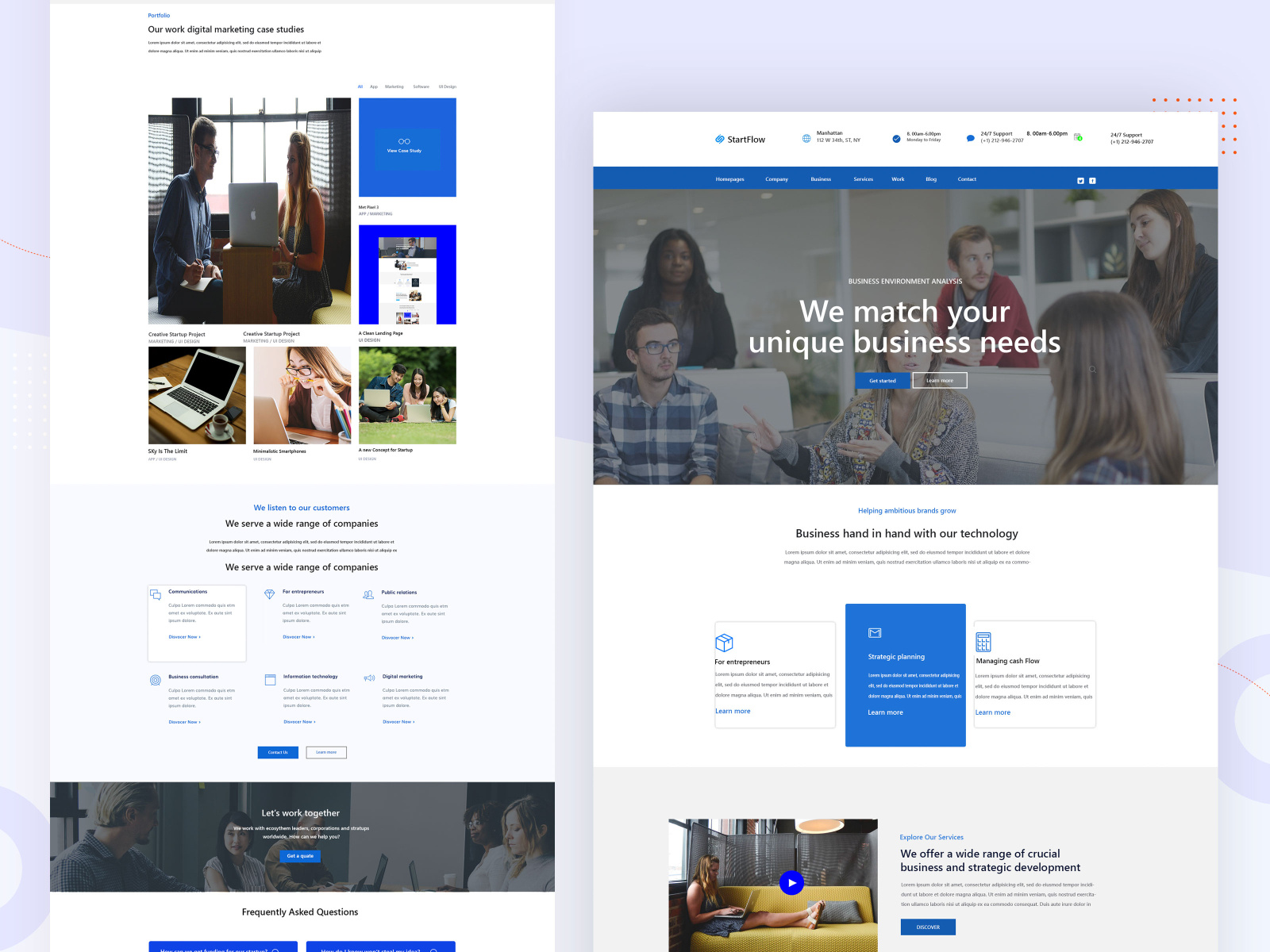 Web Page Design by Ashik Abdullah on Dribbble